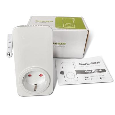 China SimPal-W220 WiFi Thermostat Residential / Multi-Purpose Outlet for sale