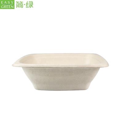 China Disposable Easy Green Biodegradable Sugar Cane Bagasse Disposable Soup / Rice / Noodle Rolls for sale