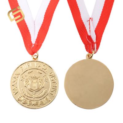 China custom 3D gold medallion medallion metal award medal make your own empty medallion for sale