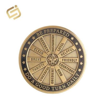 China Wholesale Europe Brass Old Coins Grade Customized Antic Challenge Coins for sale