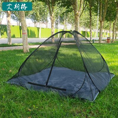 China Best Selling Camouflage/Field Game Breathable Mesh Mosquito Life Black Encrypted Outdoor Camping Tent for sale