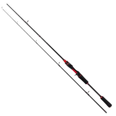 China Low Price 2.1m Telescopic Carbon Fiber Fishing Rod High Carbon 2 Sections Unbreakable for sale