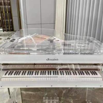 China Mechanical KG-170 Professional performance of mechanical vertical 88 key transparent grand Acoustic piano for sale