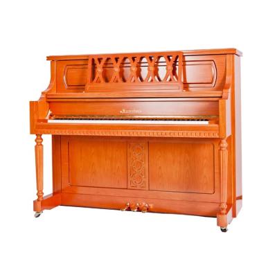 China KM-122 Mechanical Upright Piano Mechanical Upright Piano 88 Key Cherry Matte Teak The Most Popular for sale