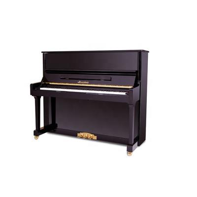 China KU-126 mechanical piano keyboard most popular black polished mechanical upright acoustic piano for sale