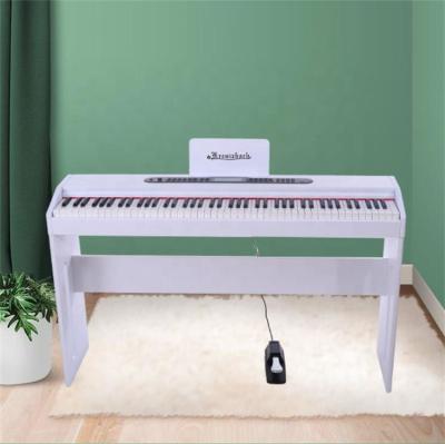 China Top Selling Digital K-8815w New Arrival Musical Instrument Keyboard Digital Piano 88 Upright Keys for sale