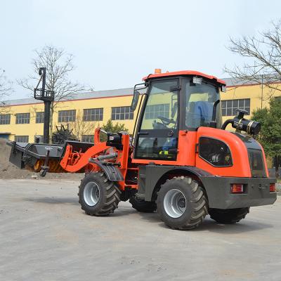 China Construction Material Shops China Best 1 Ton Compact Wheel Loader Articulated Front End Loader for sale