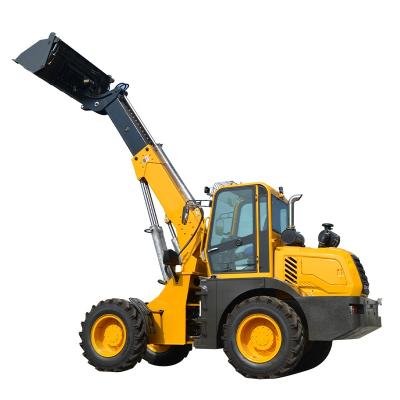 China Construction material stores mini telehandler 2.5 ton 6m wheel telescopic loader mini for sale for sale