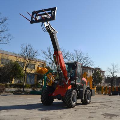 China Building Material Stores Mini Multifunction Front Loader Telescopic Boom Loader For Sale for sale