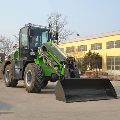 China Building Material Stores Multifunctional Compact Wheel 2t Telescopic Boom Loader for sale