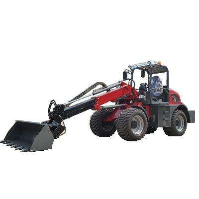 China Construction Material Shops Telescopic Machine 1.5ton Long Arm Loader Wheel Loader for sale