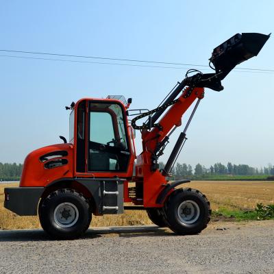 China Construction Material Shop Euro V-Engine Small Mini Telescopic Front End 1.5ton Loader For Sale for sale