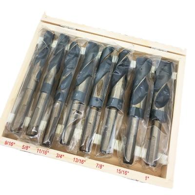 China Drilling HSS Metal Twist Wood Drill Bits Set Shank 8pcs/16pcs Straight Hole Metallurgical Machine Tools Accessories for sale