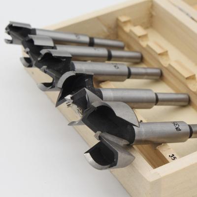 China For 5PCS Forstner Self-Centering Drill Bit Hole Saw Cutter Woodworking Woodworking Set for sale