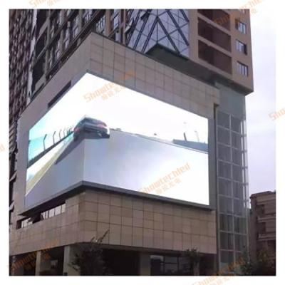 China Pantalla LED al aire libre ahorro de energía para hacer publicidad, pantalla de alta frecuencia de actualización P7.81 en venta