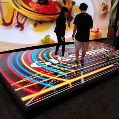 China P4.81 het Binnen Volledige Kleurenscherm, het Interactieve Dance Floor-LEIDENE Vertoningsscherm Te koop