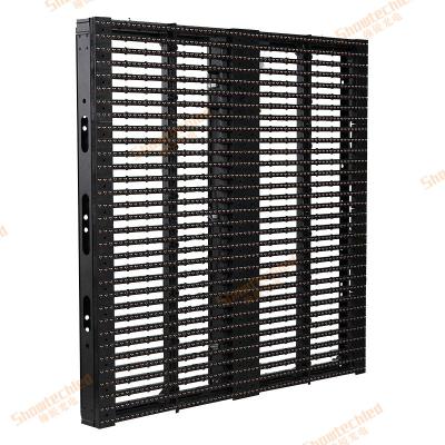 China DIP346 pixel al aire libre Mesh Building de la pantalla grande fija transparente LED de la fachada LED en venta