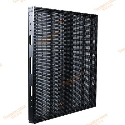 China P12.5mm fijó la pantalla Mesh Video Wall de la pantalla LED de la publicidad al aire libre en venta