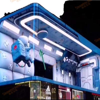 China El alto fijo al aire libre de la pantalla LED del ojo desnudo 3D de la prenda impermeable restaura la publicidad de la pantalla del LED en venta