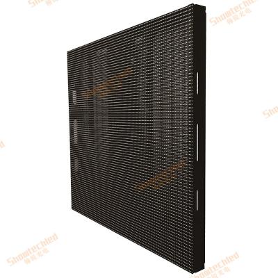 China 6500cd/M2 van 3D LEIDENE Hoofd vertoningsscherm 3840Hz Mesh Screen Outdoor 1000 X 1000mm Te koop