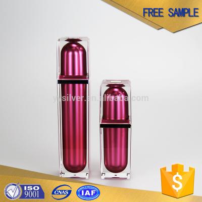 China Hot Sale Luxury Square Acrylic Cosmetic Cream Bottles And Jars for sale