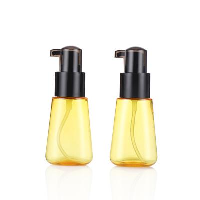 China Eco-Friendly 75ml PET Moroccan Hair Care Oil Bottle For Shampoo for sale