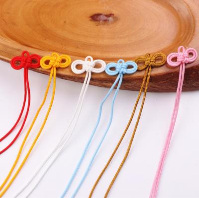 China Fashional Souvenir Gifts Ribbon Bow Sachet Lanyard and Wrap Auspicious Wholesale Small Knot 8 Chinese Glass Character Knot Pendants for sale