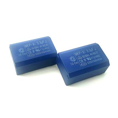 China 3.3uf 275v AC And DC Pulse Circuit Large Filter Capacitor Mkp-x2 for sale