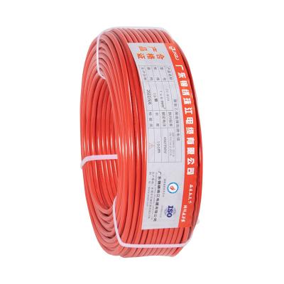 China Power Factory Custom 70C 450/750V 1Mm 1.5Mm 2.5Mm 4Mm 6Mm Bare Copper House Wire Bv/Bvr House Wiring Electrical Cable Pvc Wire for sale