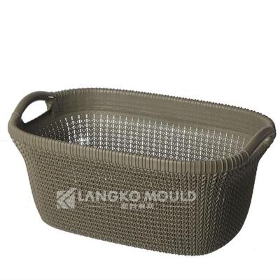 China Plastic Injection Rattan Plastic Basket Molds Custom Plastic Injection Mold Manufacturer in Taizhou for sale