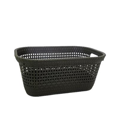 China Household Plastic Plastic Rattan Laundry Basket Mold Maker for sale