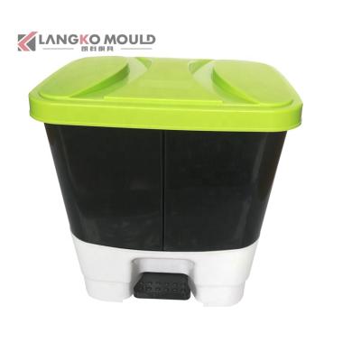 China Steel Customize Plastic Classified Household Trash Bin Trashbin Injection Mold High Quality In China for sale