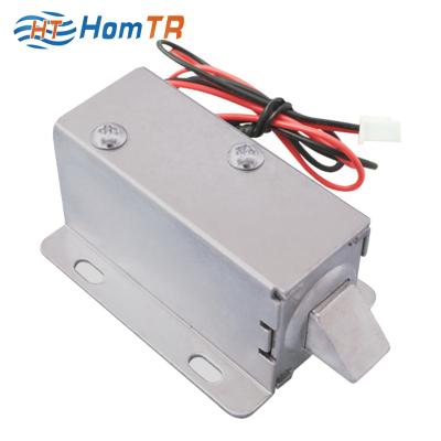 China Security: Hot Electric Power HomTR Drawer Lock Cabinet Door Latch Block Solenoid DC 12V for sale