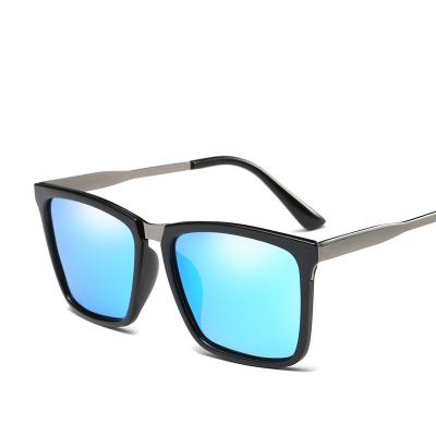 China Fashion Sunglasses MS PE309 China Stock Custom Brand Your Logo Mirror Glass Polarized Sunglasses Man Metal Sun Lenses Fishing Sunglasses for sale