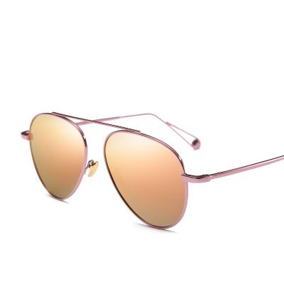 China Trendy Fashion Sunglasses MS PE003 Women and Men Style Multicolor Mirror Lenses Metal Frame Polarized Sunglasses for sale