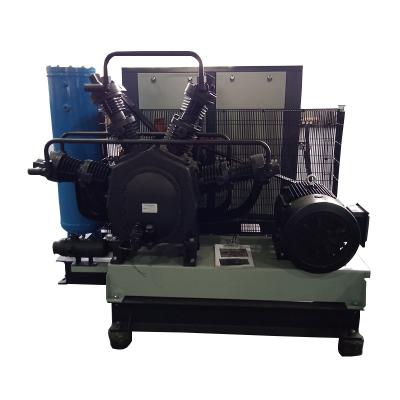 China OIL-LESS Shang Air 40bar AC Air Compressor Screw Booster Combination High Pressure Air Compressor for sale