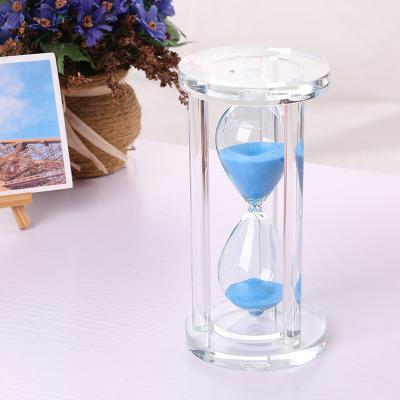 China Eco-Friendly Colorful Crystal Craft Crystal Hourglass for Wedding Favor Gift for sale