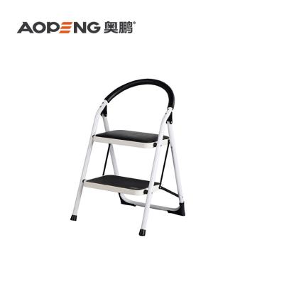 China Folding Ladders Two Step Ladder Steel Material Step Ladder for sale