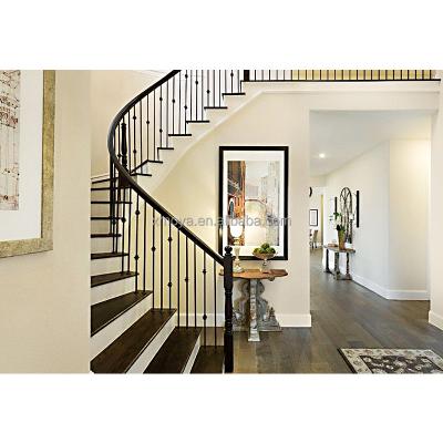 China Modern minimalist interior villa stair handrails and railings fashion simple design modern balustrade and balcony guardrail for sale