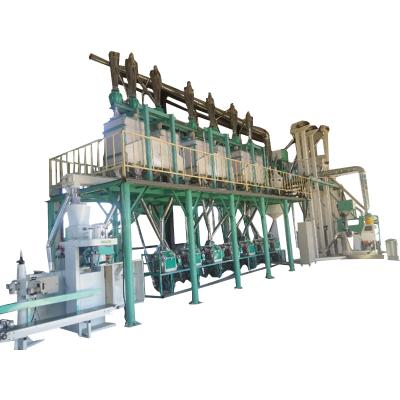 China Easy Operation 40t-60T Automatic Electric Wheat Flour Milling Machine Wheat Flour Mill Flour Milling Plant for sale