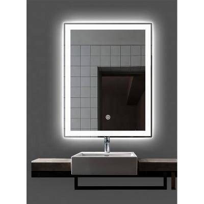 China Large Decorative Wall Vanity Light Fashion Design Morden Customized Hotel Mirror Digital LED Pendulum Mirror for sale