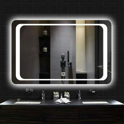 China Home LED Fog Light Shower Room Light Free Mirror In Bathroom Magnifier LED Light Mirror R6080 for sale