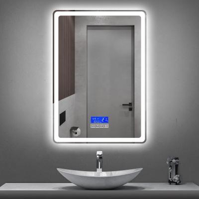 China Hotel Mirror Lighted Bathroom Mirror with Lights for Bathroom Mirror Touch Screen for sale