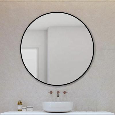 China Round Wall Mounted Living Room Wash Room Decoration Frame Mirror Wholesale Europe Home Decor Foshan Manufacture for sale