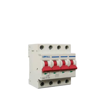 China DC MCB FMB7-PV 2P 4P 63A 1000 VDC Solar PV System Mini Circuit Breaker USFULL DC Solar System CE Certificate for sale