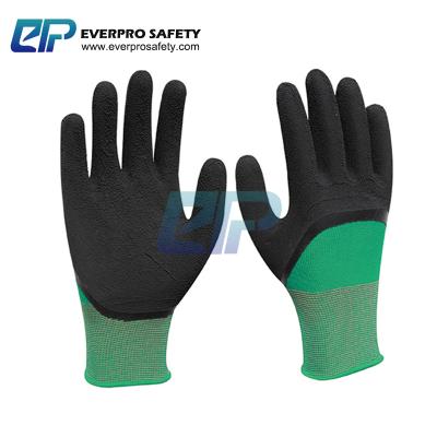 China Cheap 13G Polyester /Nylon Coating Latex Ply Foam Coated Working Glove EN388:2121X for sale