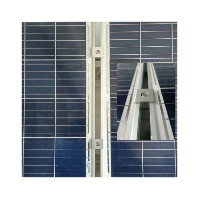 China Special Corrosion Resistance Design Metal Roof Aluminum Solar Panel Mounting Bracket Widely Used Middle Clamp for sale