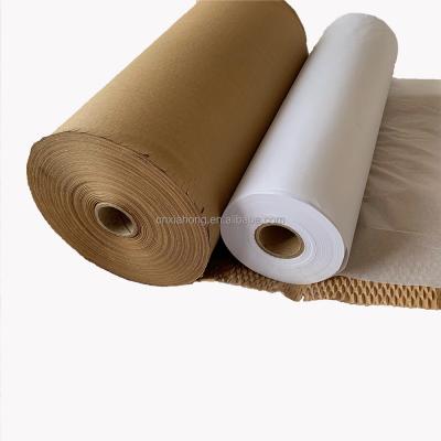 China New Arrival Degradable Brown Honeycomb Paper Pad Moisture Proof Cushioning Protective Kraft Paper for sale