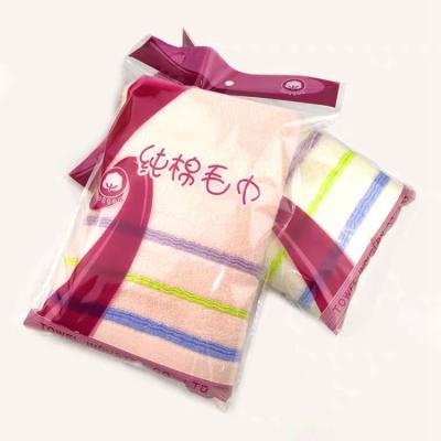 China Recyclable colorful custom printed clear opp plastic bag header designs for wholesalers packaging for sale