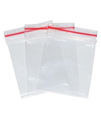 China Recyclable Zip Lock Bags Clear 2mil Poly Bag Reclosable Plastic Zipper Bags for sale